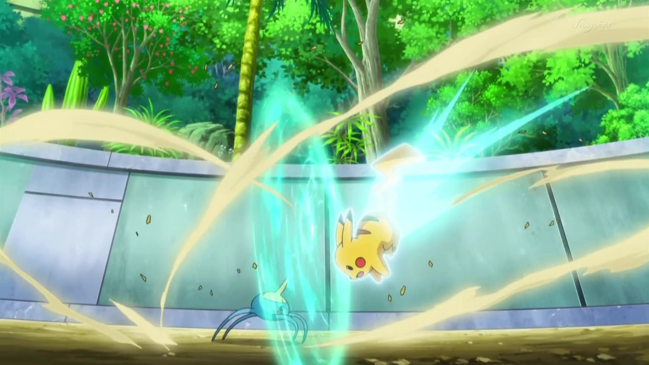 a blustery santalune gym battle episode